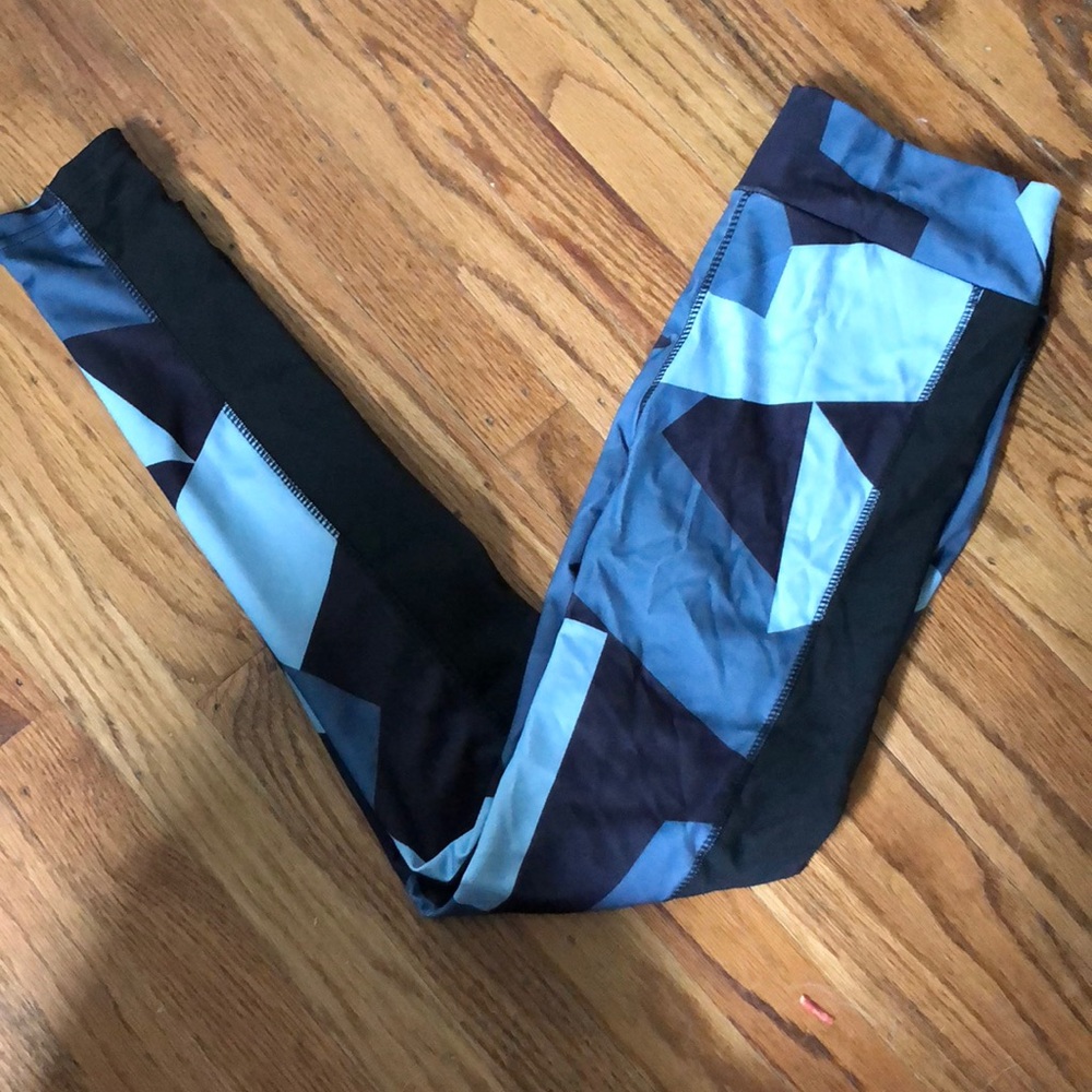 Grey Multicolor Leggings